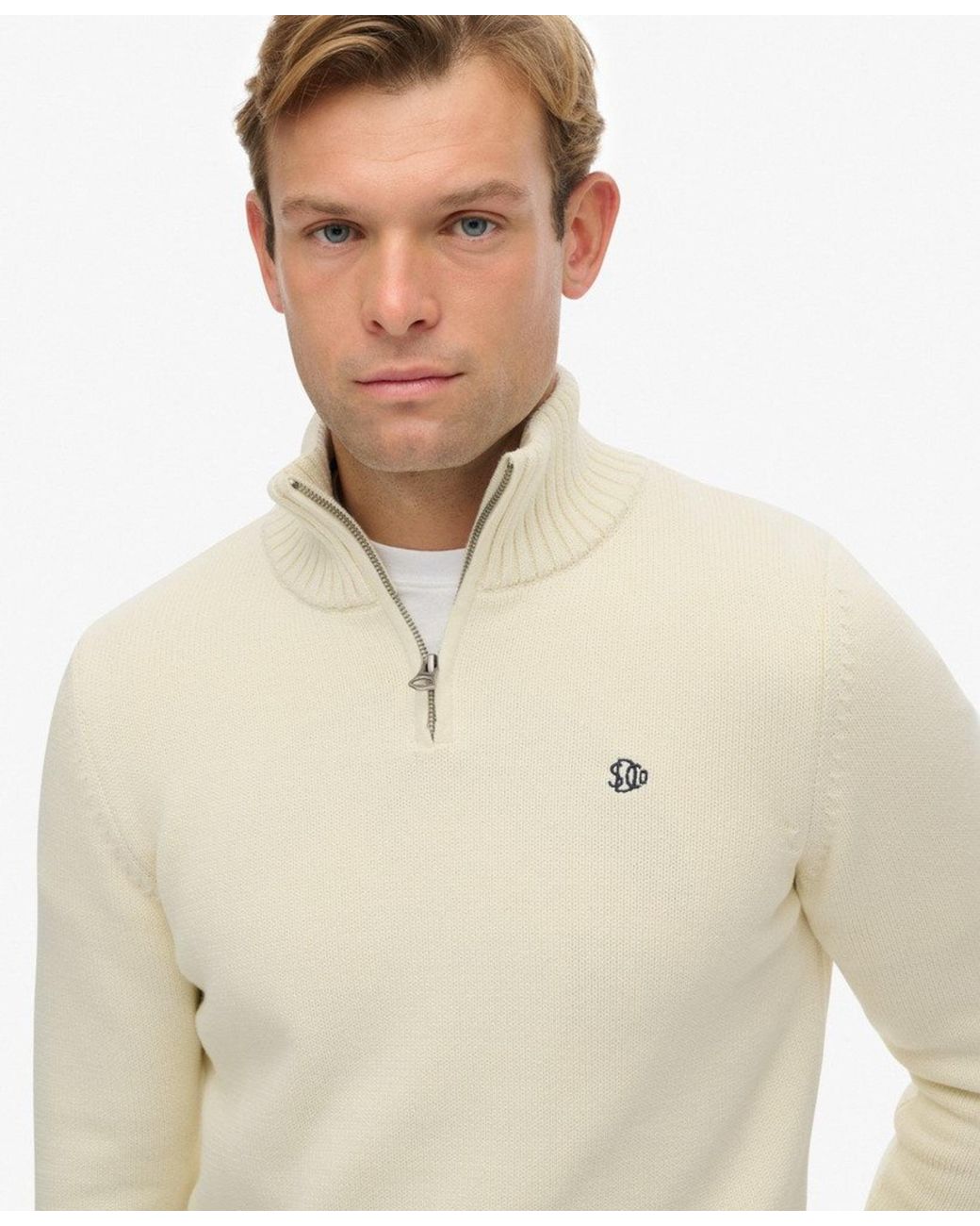 Superdry & Co Pullover in Natural für Herren