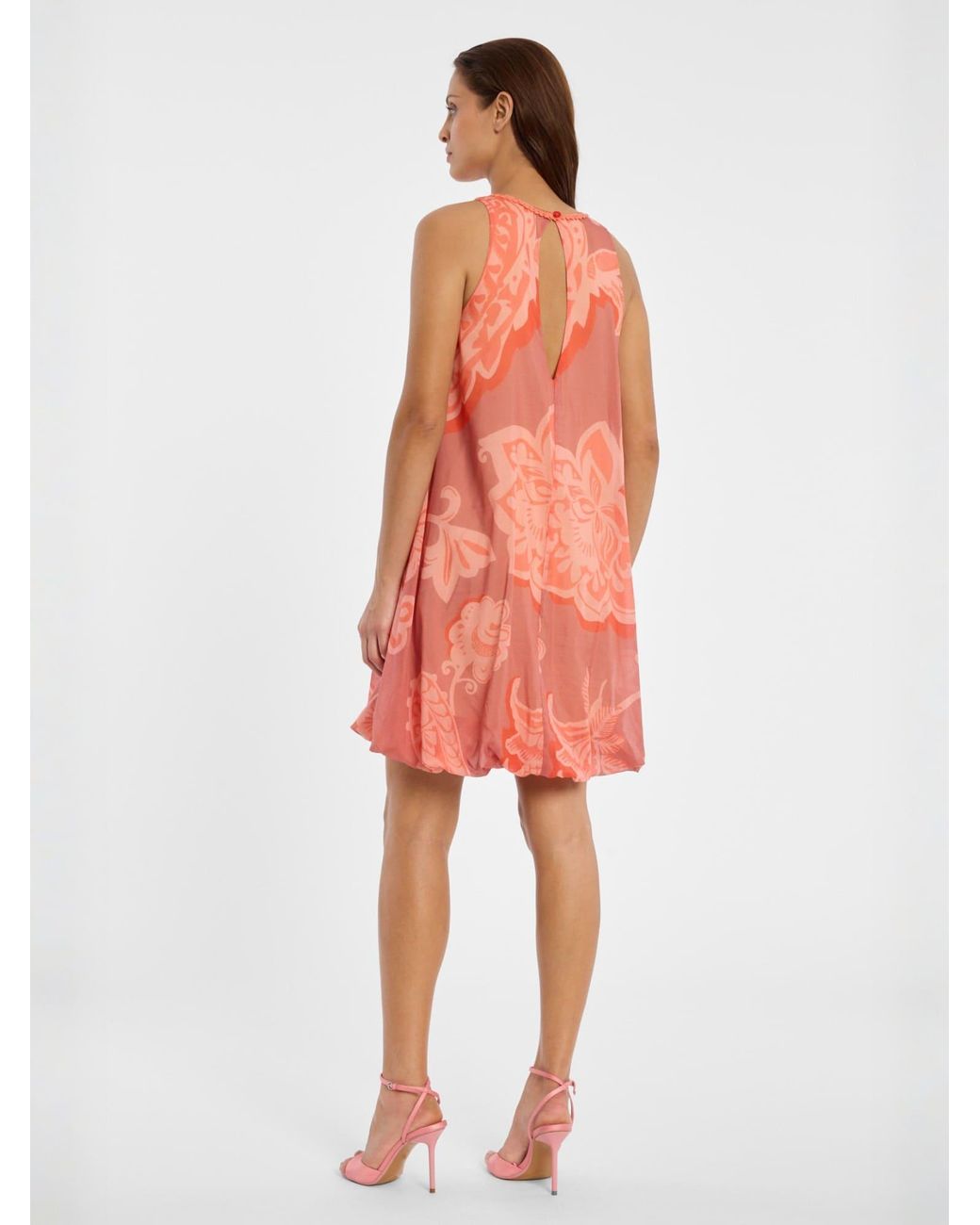 Ana Alcazar Orange Kleid Deasy