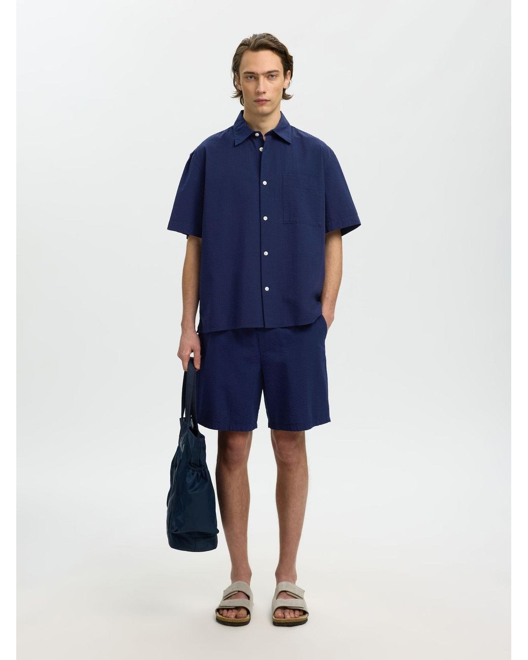 SELECTED Shorts in Blue für Herren