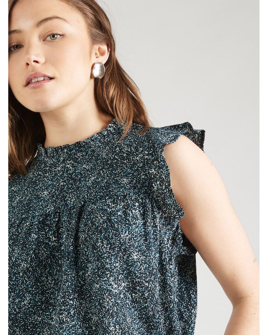 QS Blue Bluse
