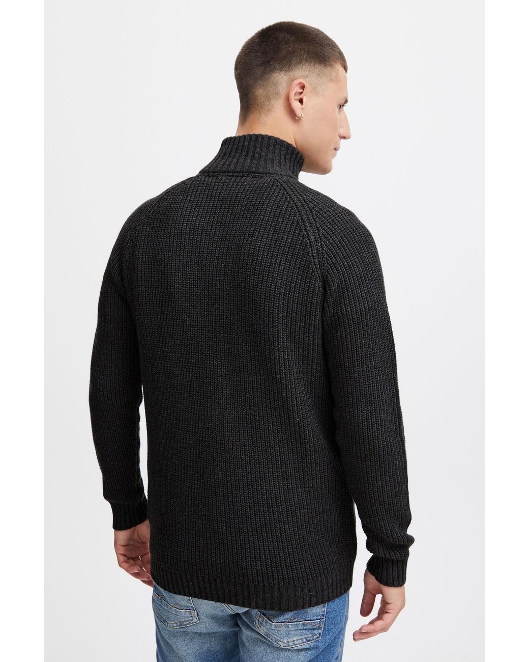 Solid Strickjacke Xenos in Black für Herren