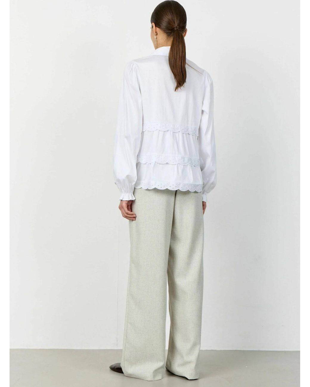Levete Room White Shirt Lr-Isla Solid 135