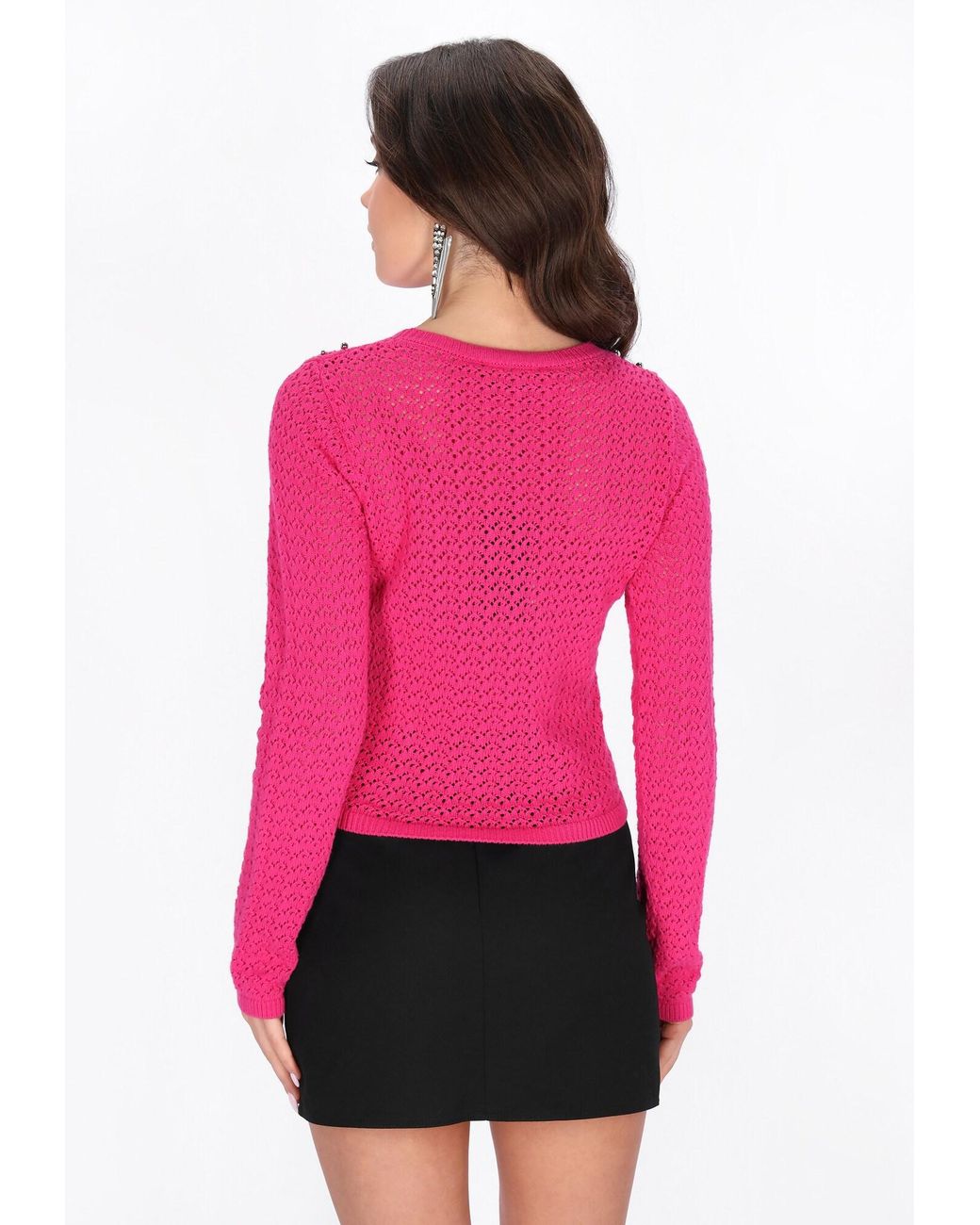 faina Pink Pullover Festive