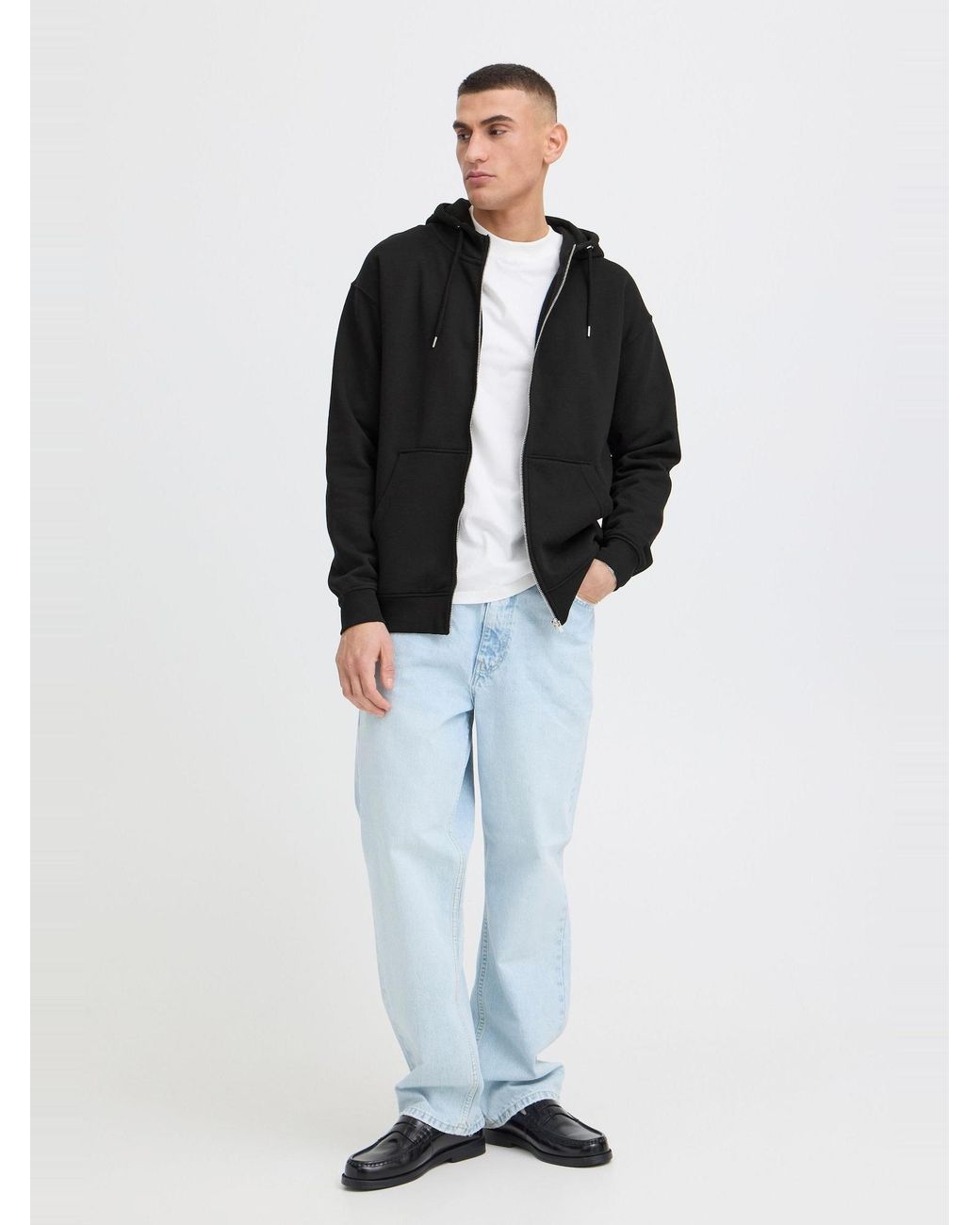 Solid Sweatjacke Sd Lenz in Black für Herren