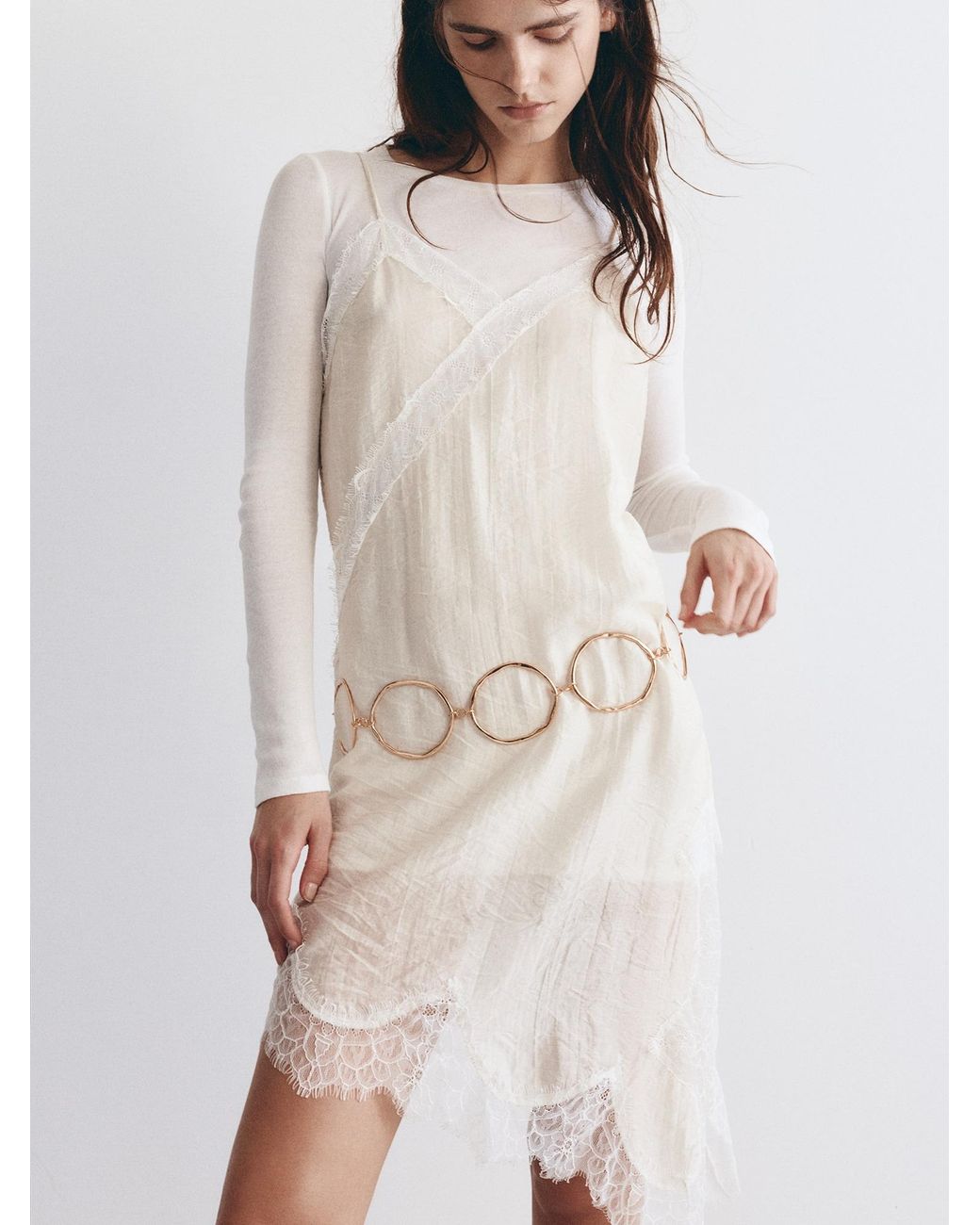 Pull&Bear Natural Gürtel