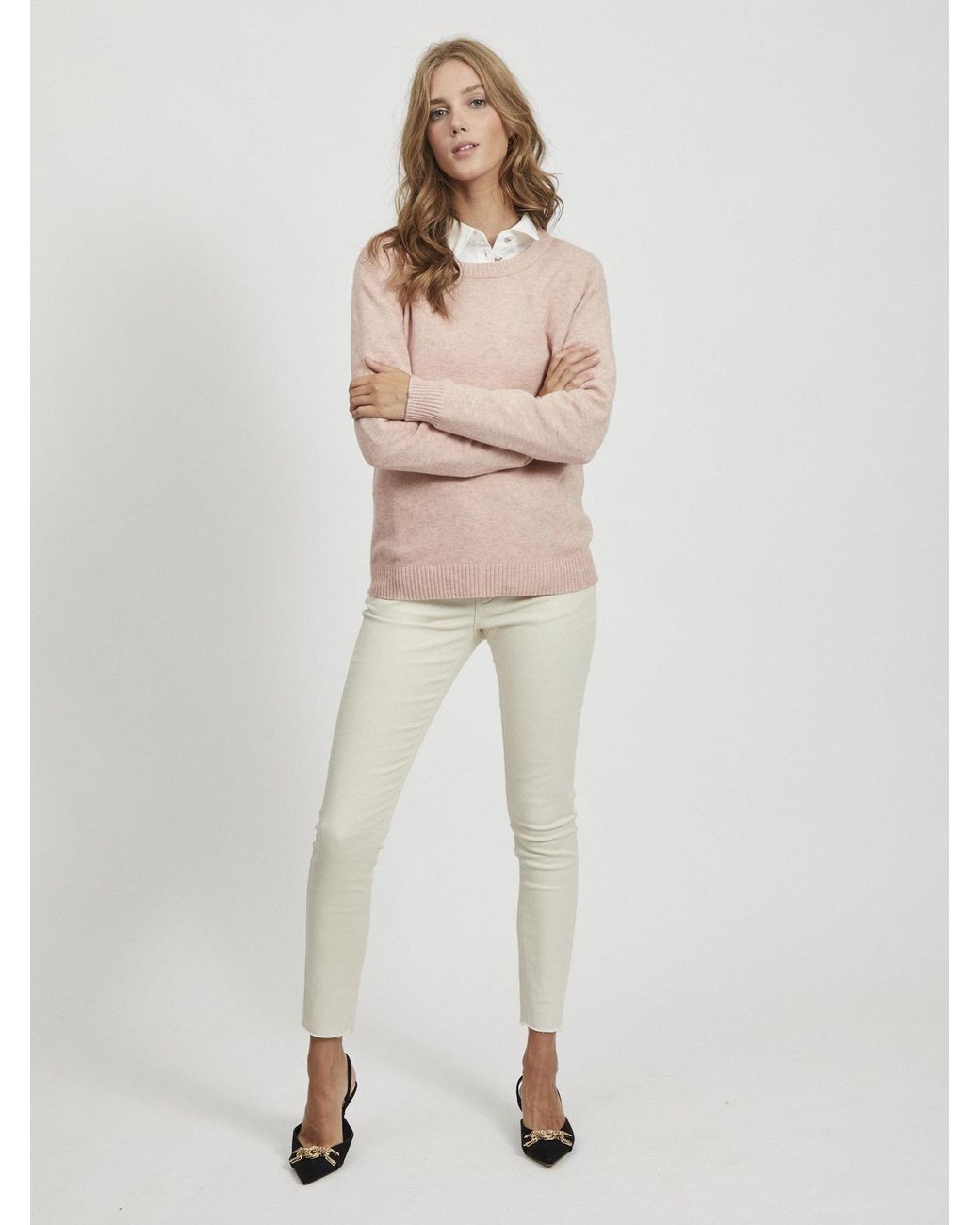 Vila Pink Pullover 'ril'