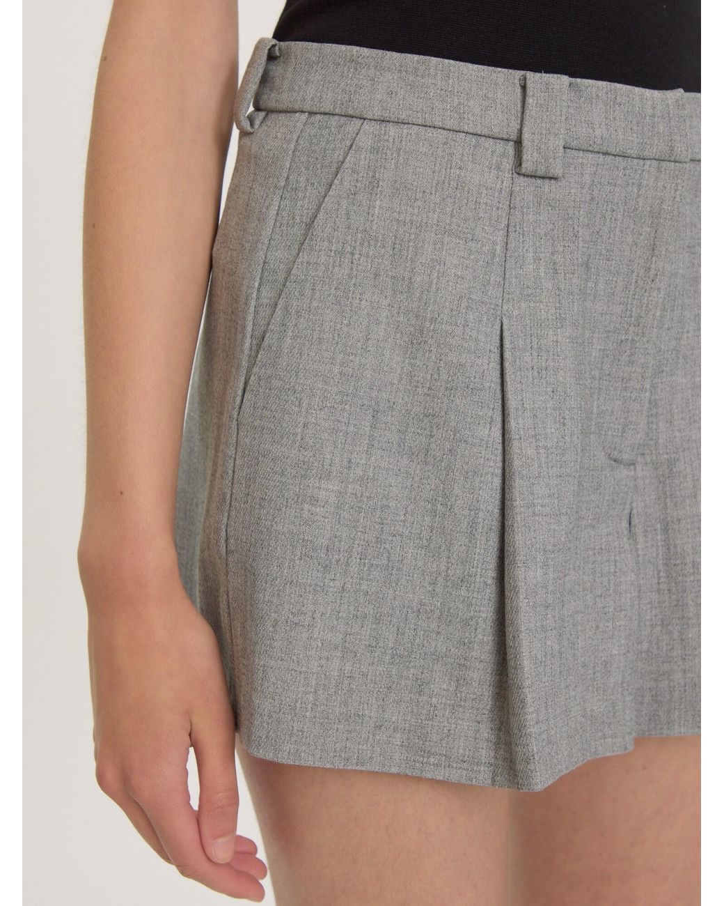 EDITED Gray Skort Sila