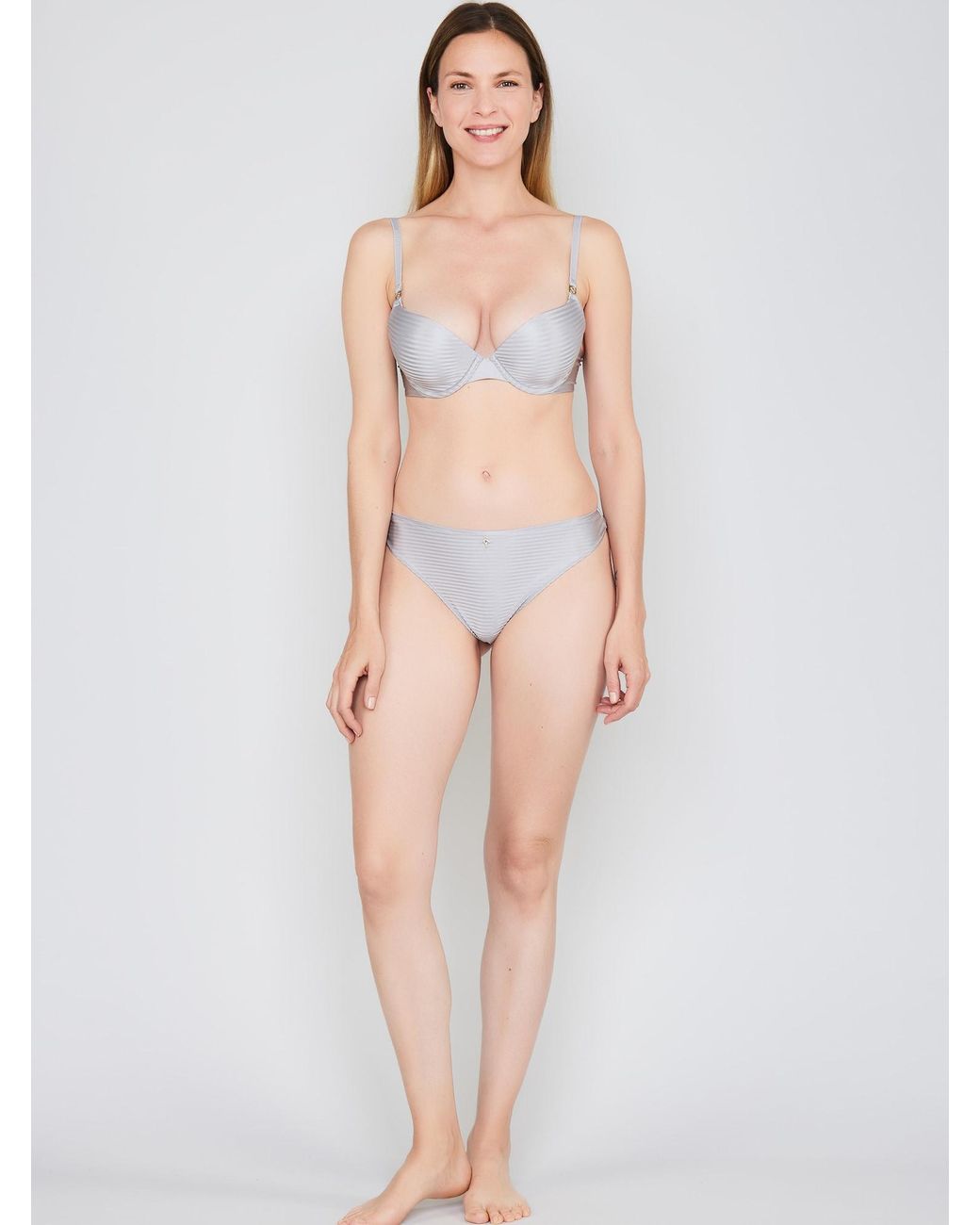 Joop! Gray String Glamour Thong