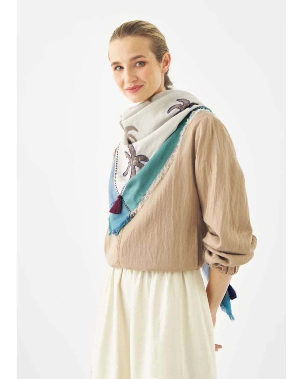 Codello Blue Jacquard-Tuch