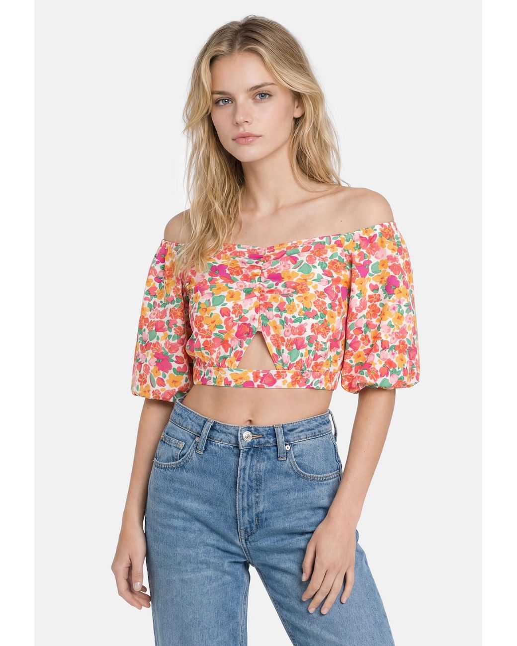 ECY Red Bluse Spring Summer