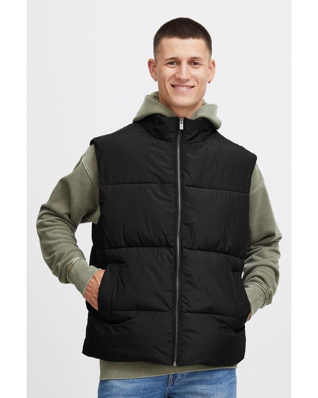 Solid Weste Leo in Black für Herren