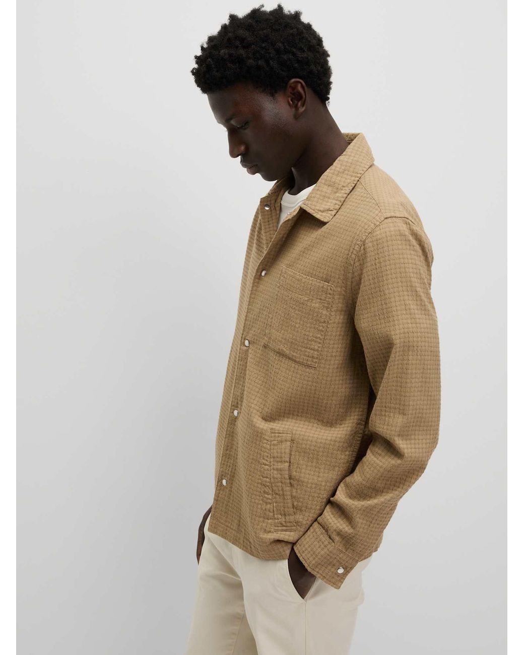 Marks & Spencer Hemd in Natural für Herren