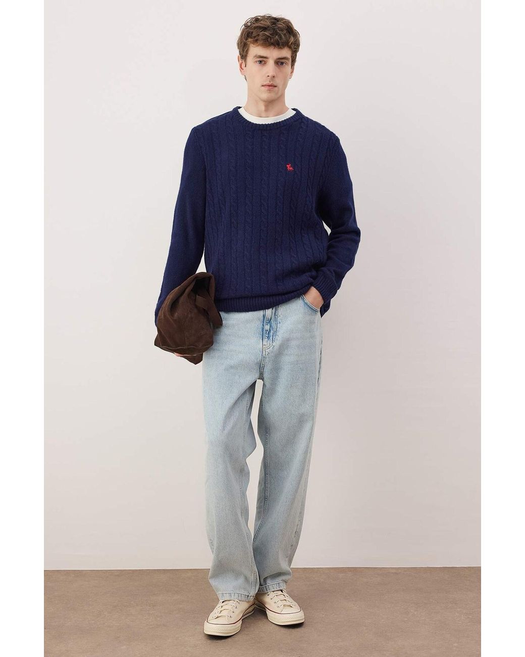 Trendyol Pullover in Blue für Herren