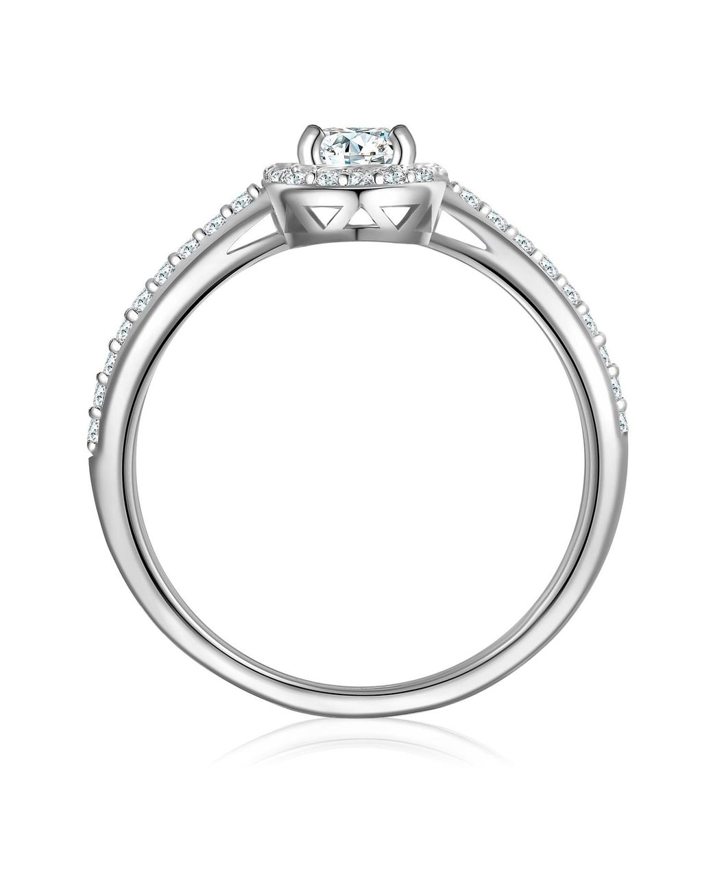Trilani White Ring