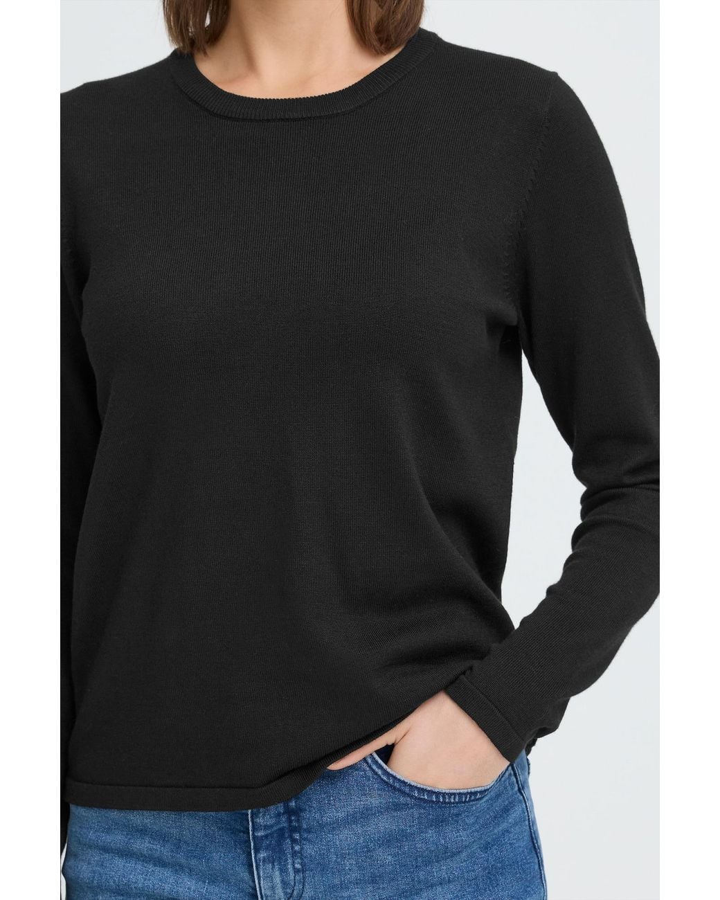 Ichi Black Pullover Ihluls