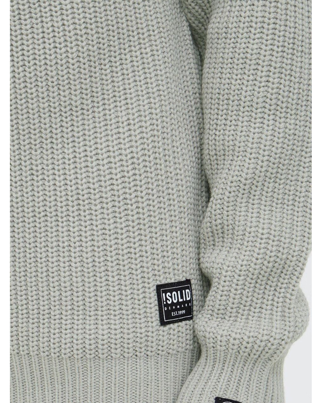 Solid Strickjacke Arno in Gray für Herren
