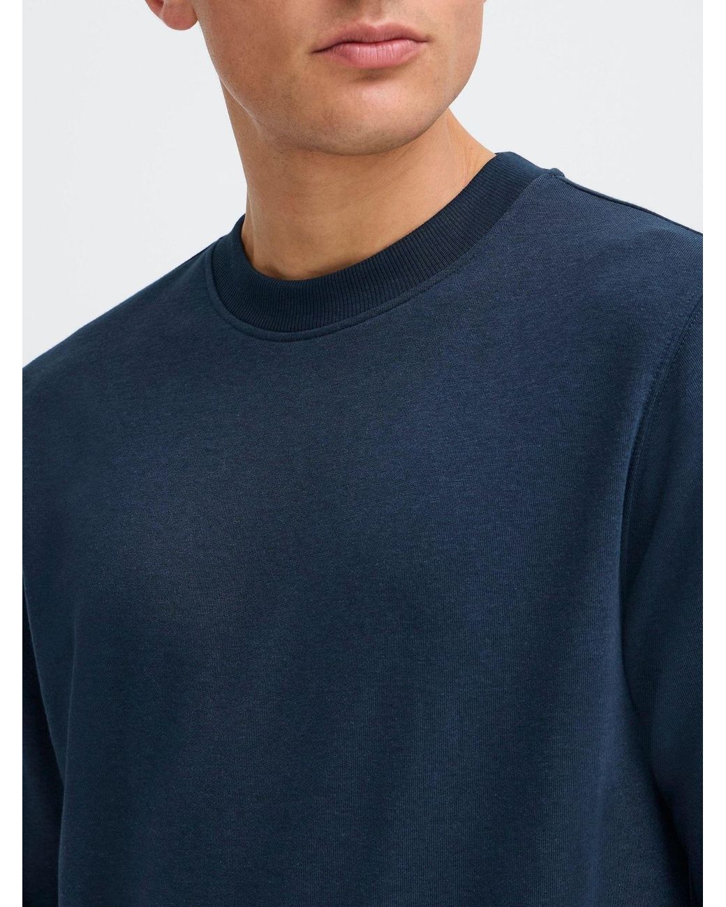 Solid Pullover Sdaula in Blue für Herren