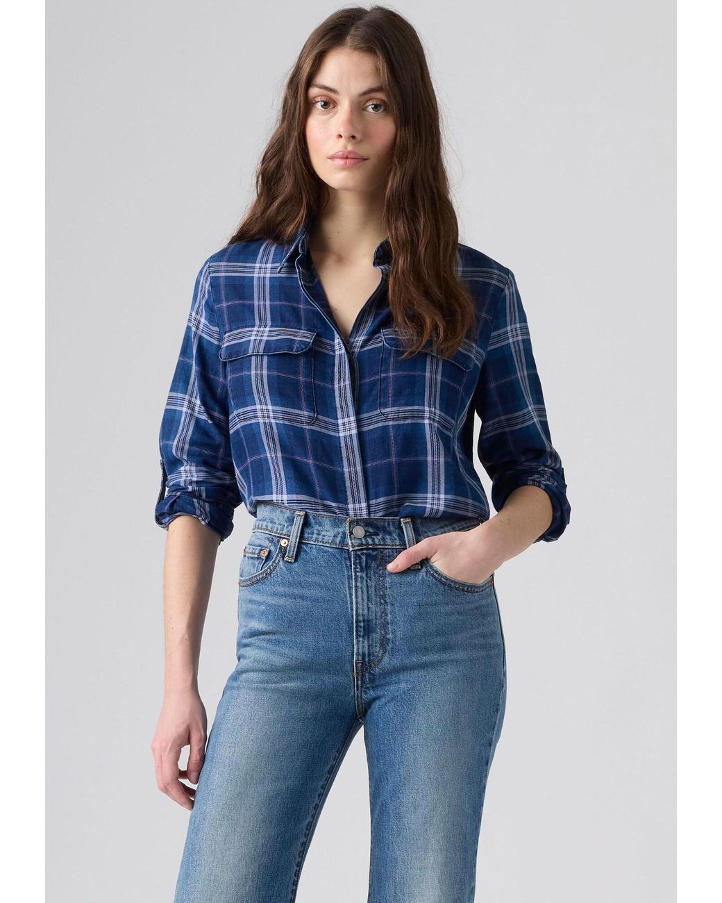 Levi's Blue Levis Bluse