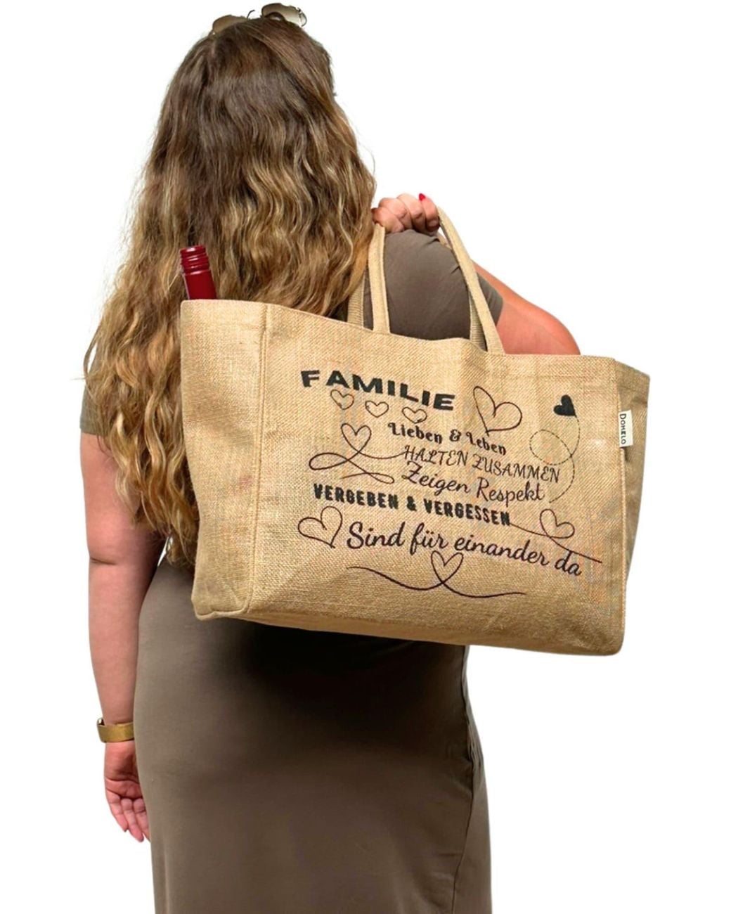 DOMELO Natural Strandtasche
