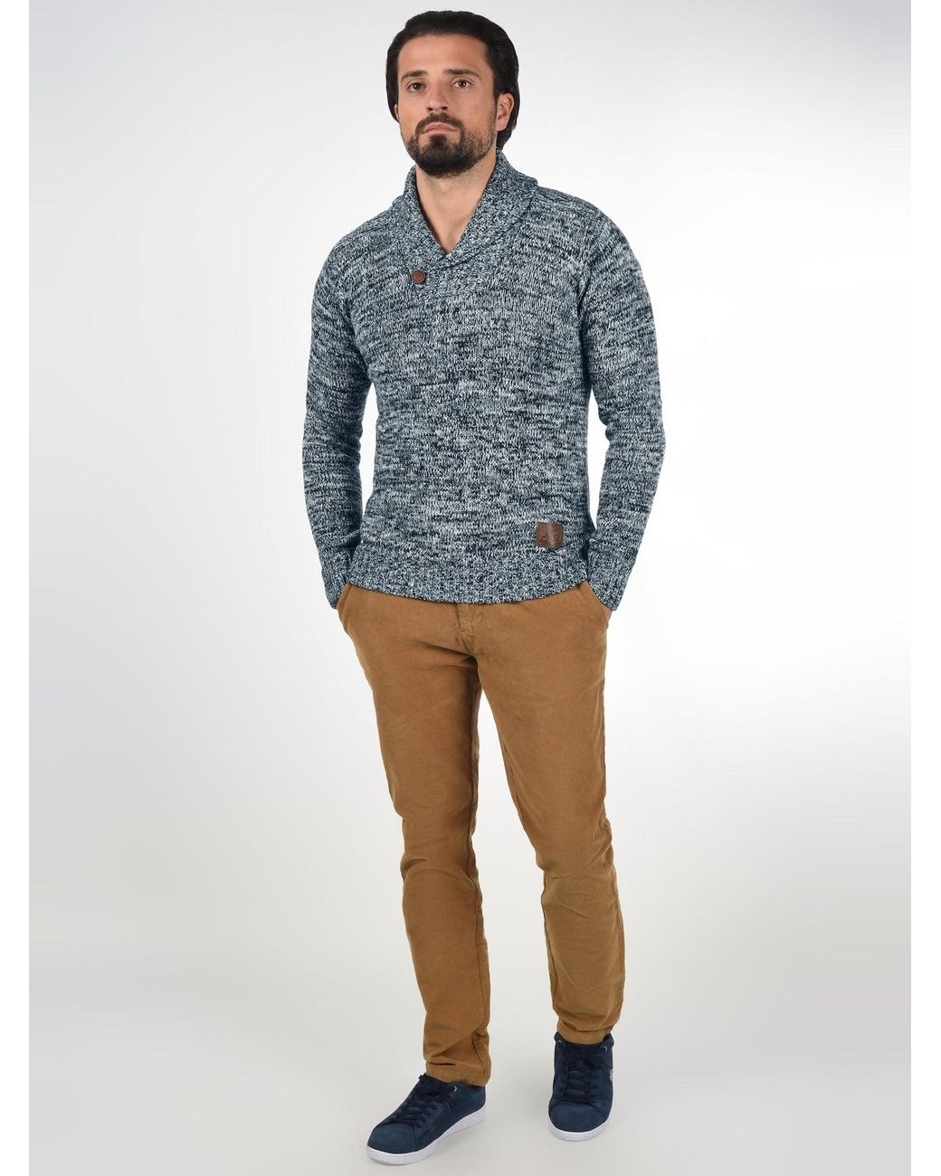Solid Pullover Phil in Gray für Herren