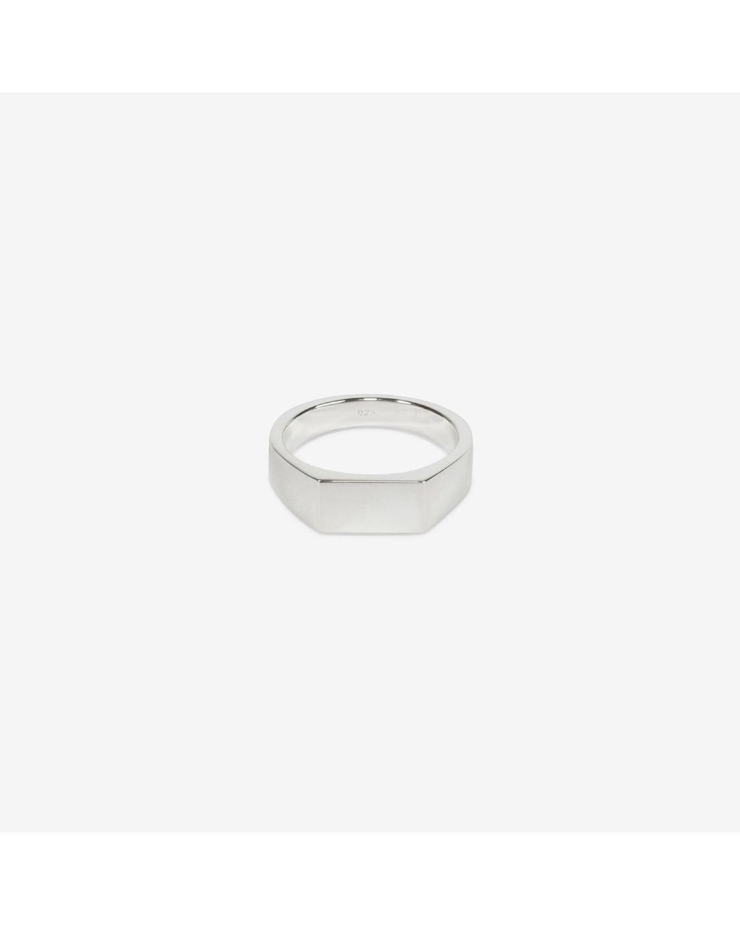Cameron Studio White Type 003 Rectangleignet Ring