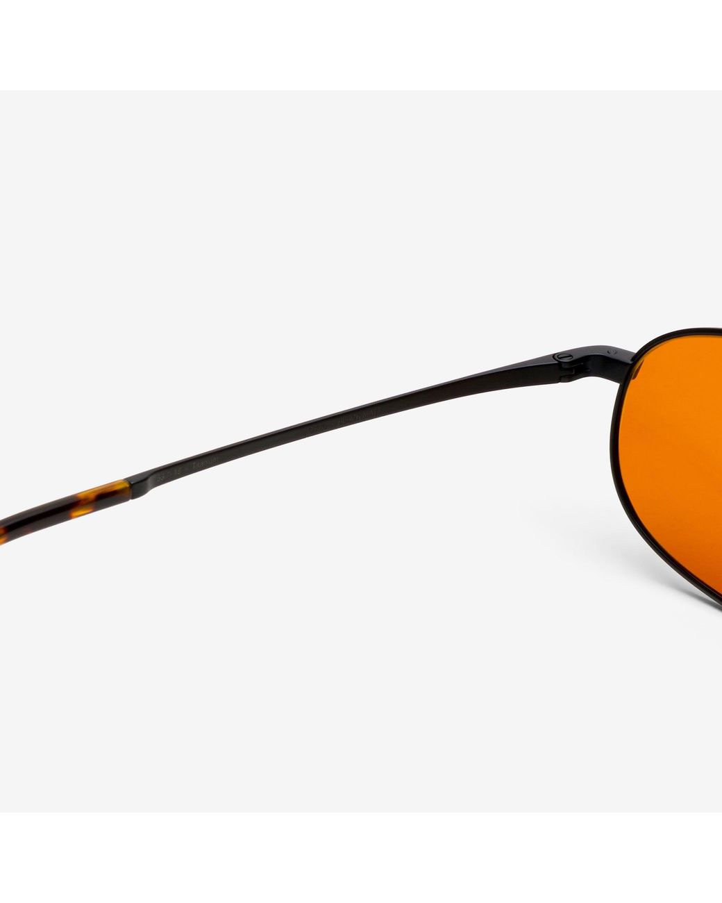 Monokel Orange Otto Matte Solid Lens