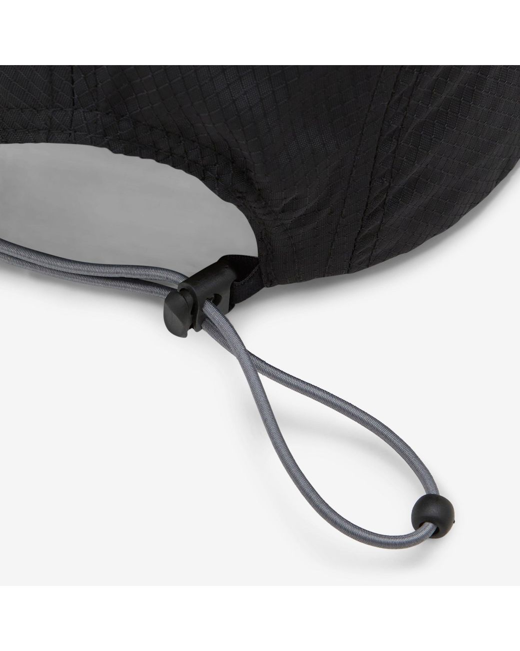 Butter Goods Black Stride 4 Panel Cap, Polyester