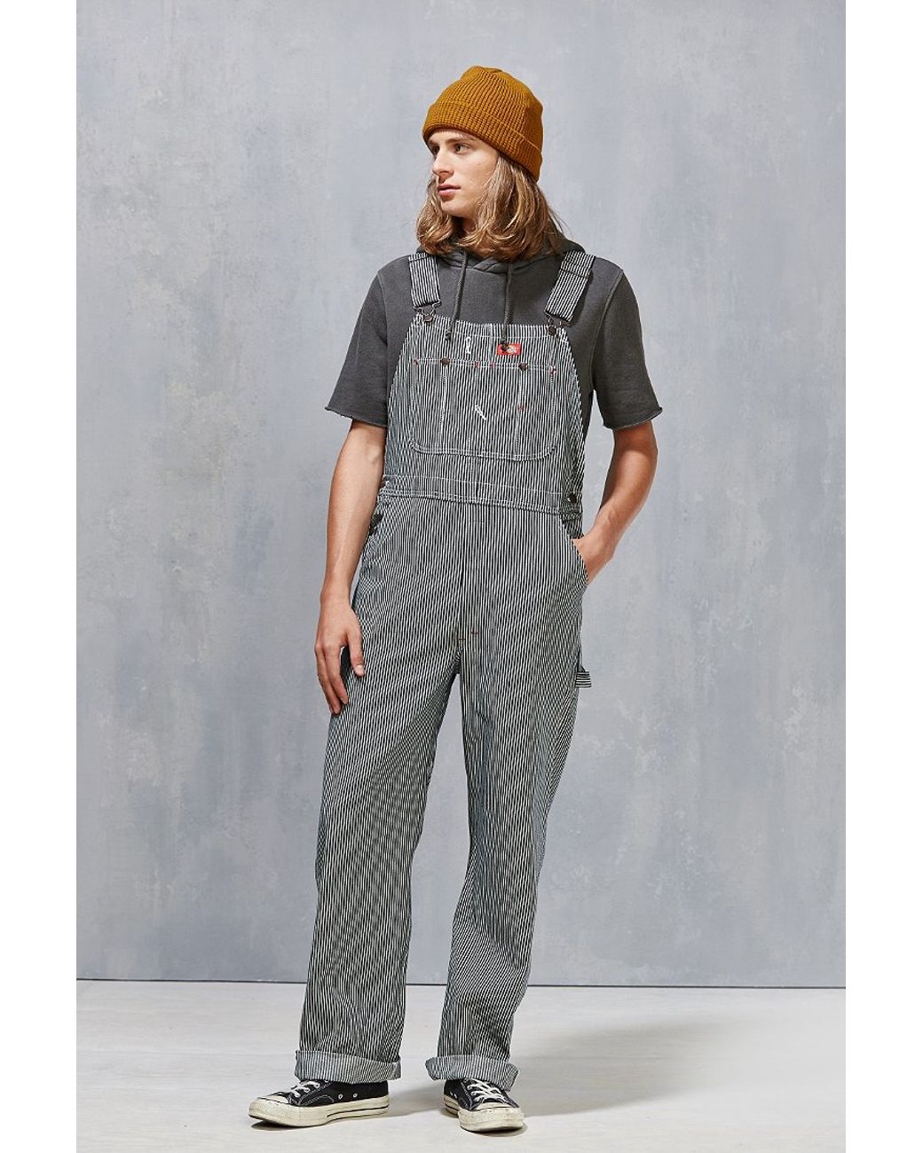Dickies Hickory Stripe Bib Overall in Blue for Men | Lyst Canada