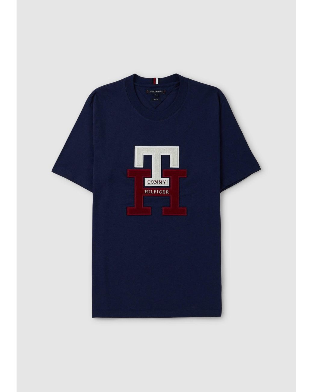 Tommy Hilfiger Icon Blackwatch Monogram T-shirt in Blue for Men | Lyst