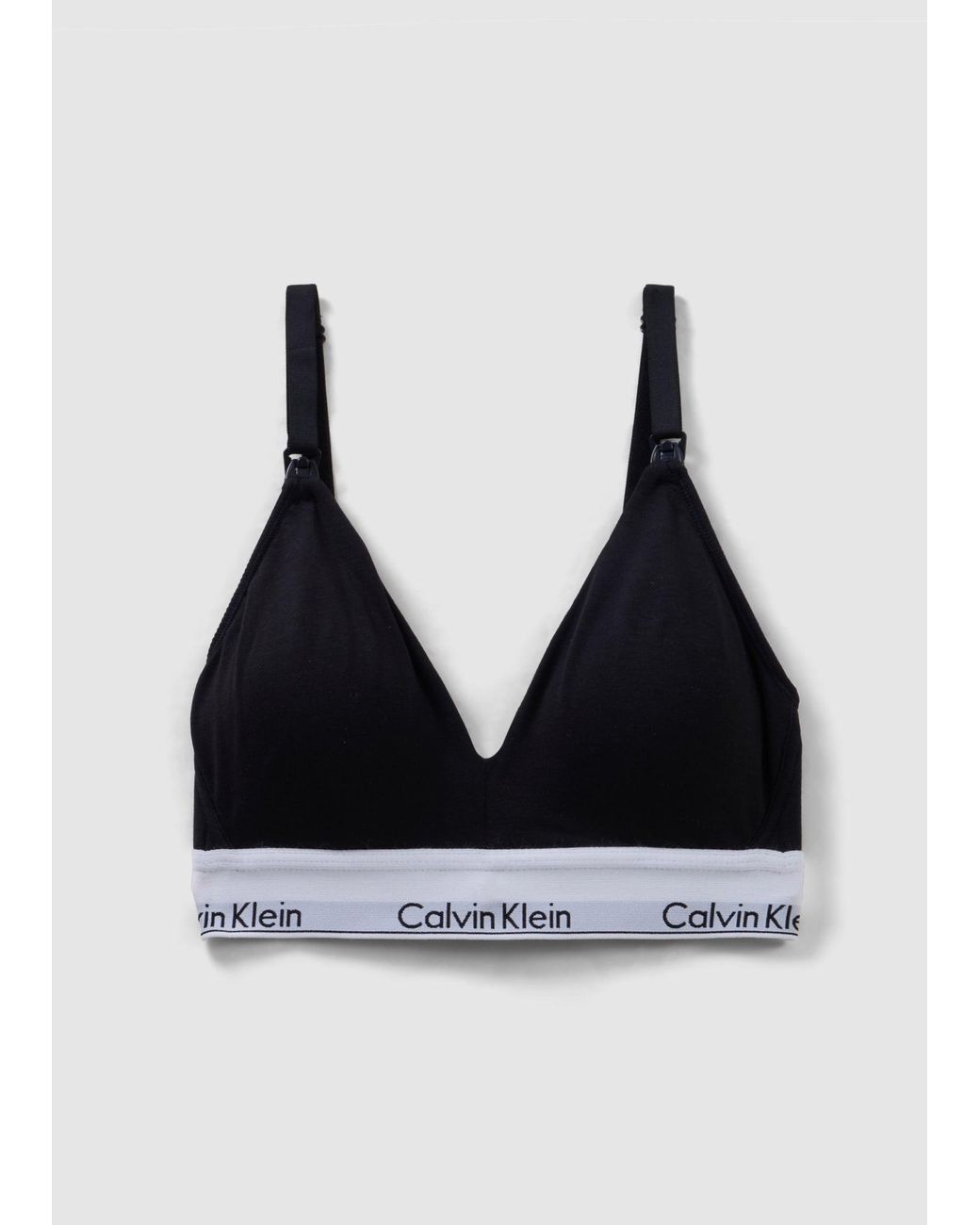 Calvin Klein Underwear Modern Cotton Maternity Bralette in Black | Lyst
