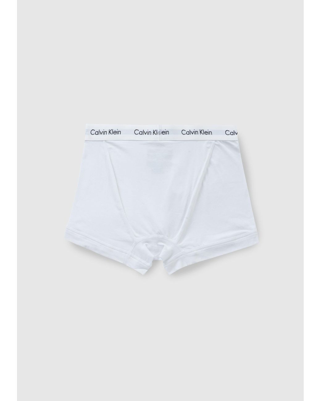 Calvin Klein Cotton Underwear 3 Pack Trunks in White for Men - Save 19% |  Lyst