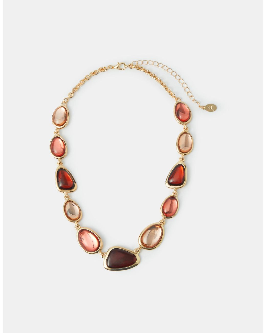 Accessorize White Mixed Stone Collar Necklace