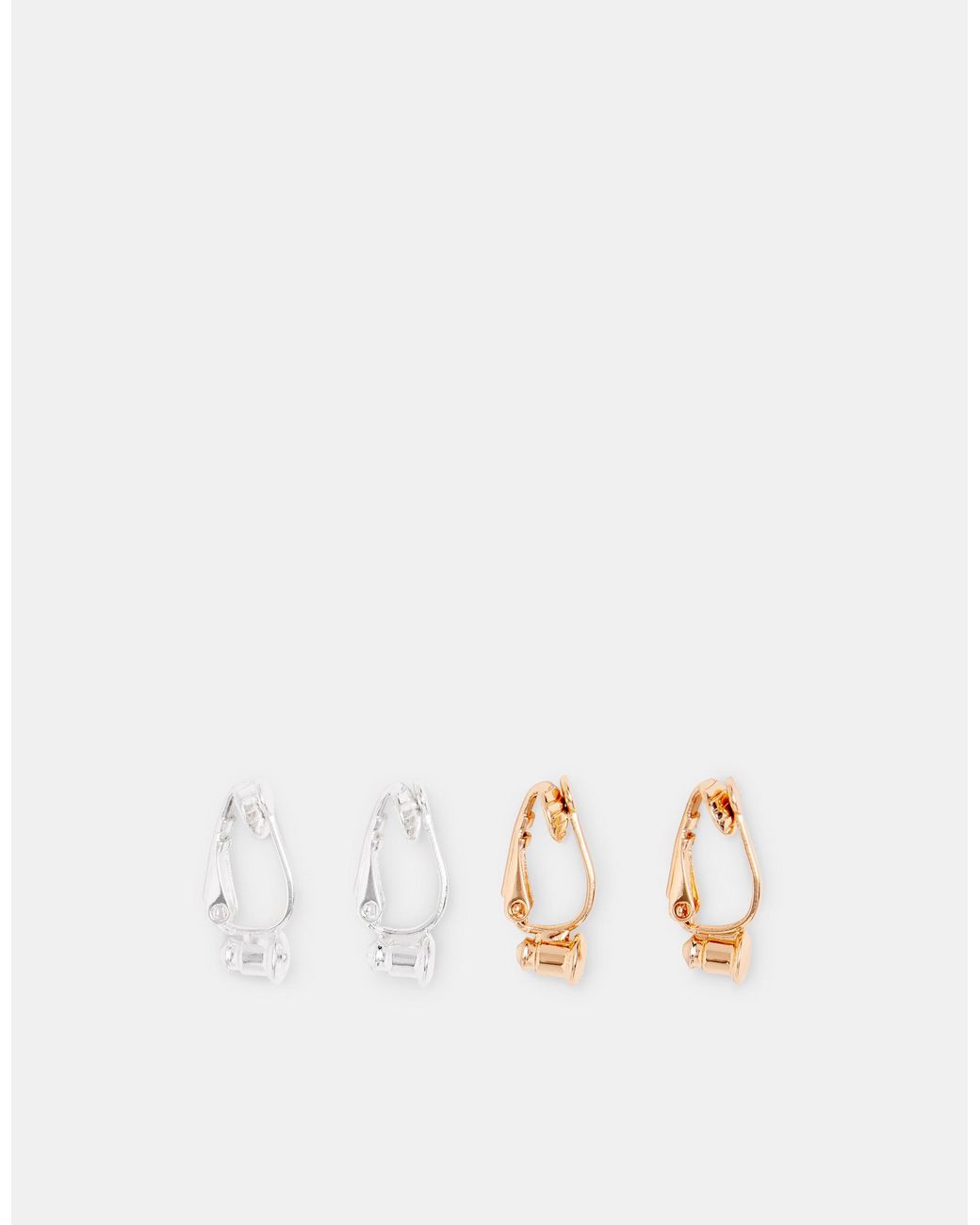 Accessorize Natural 2-Pack Stud Earring Converters