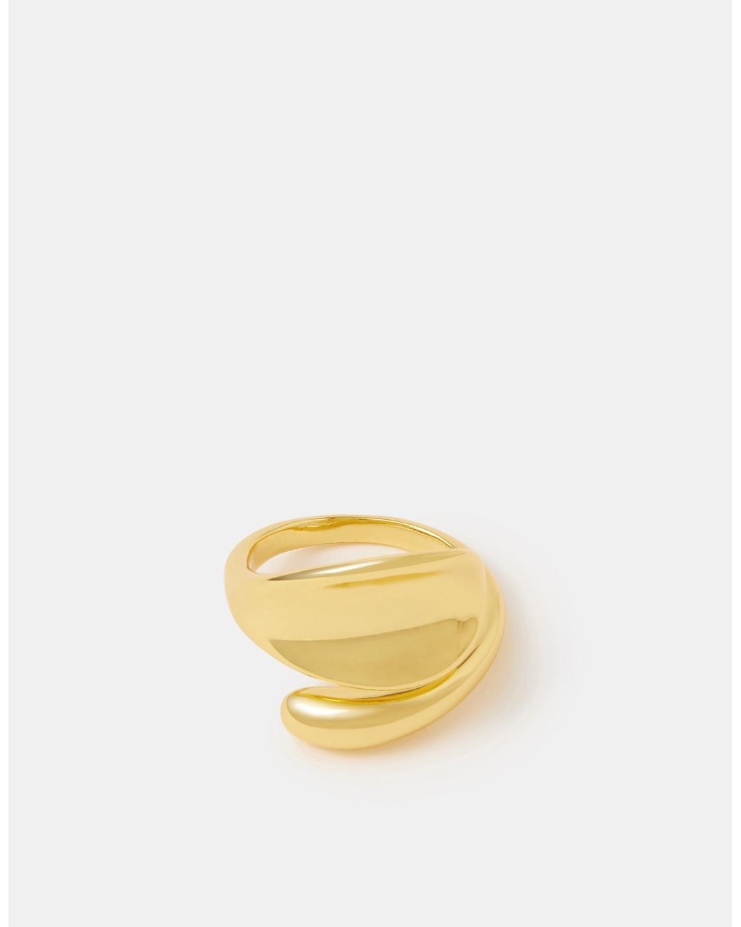 Accessorize Metallic 14Ct-Plated Adjustable Wrap Ring