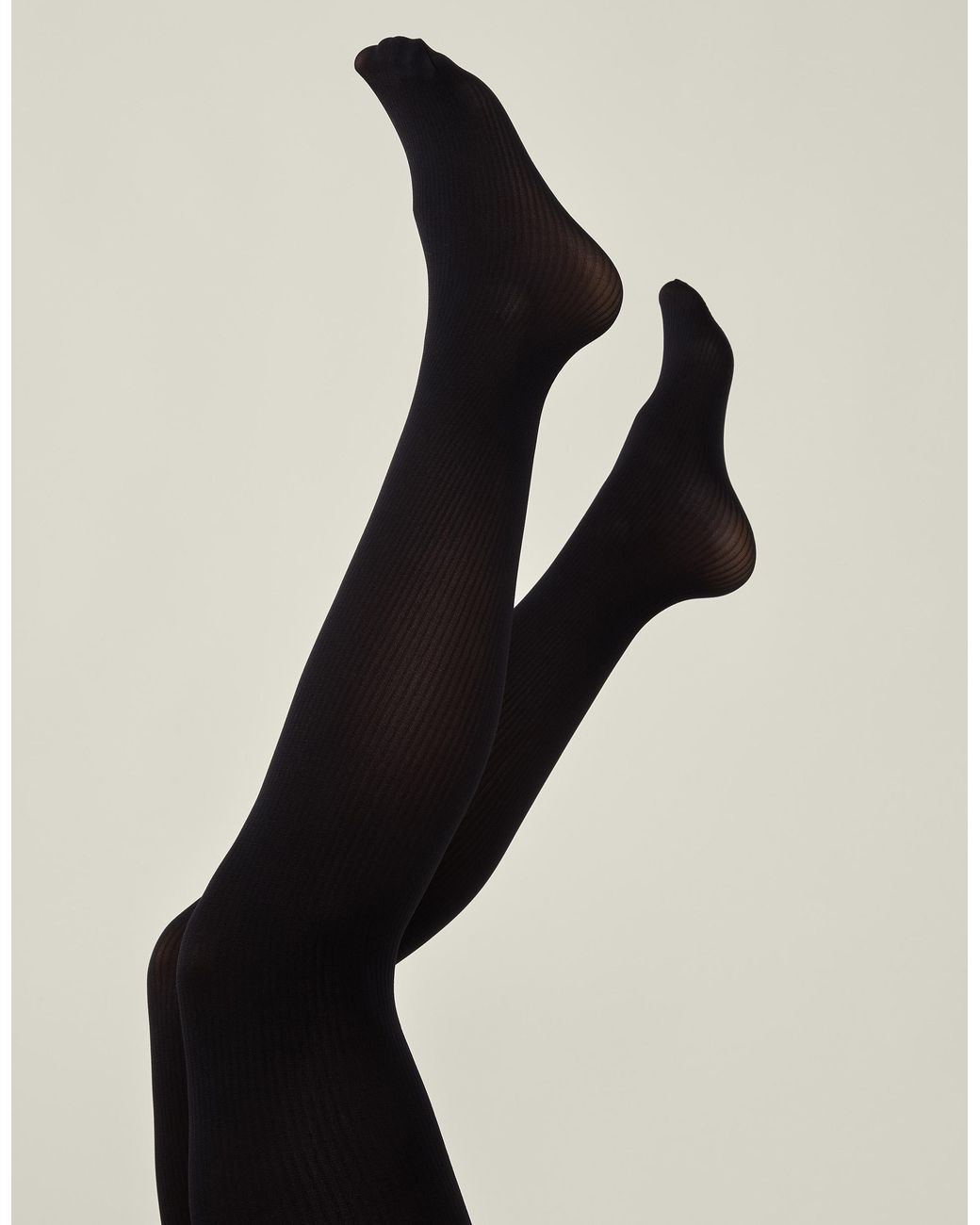 Accessorize Black Regular Ribbed Tights