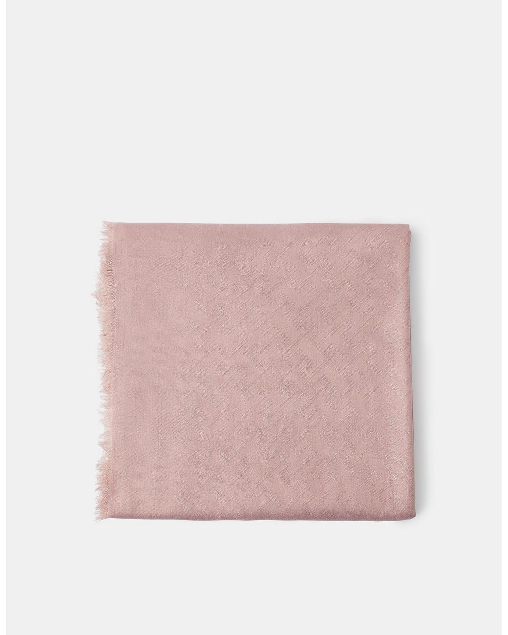 Accessorize Pink Lightweight Geometric Shimmer Scarf