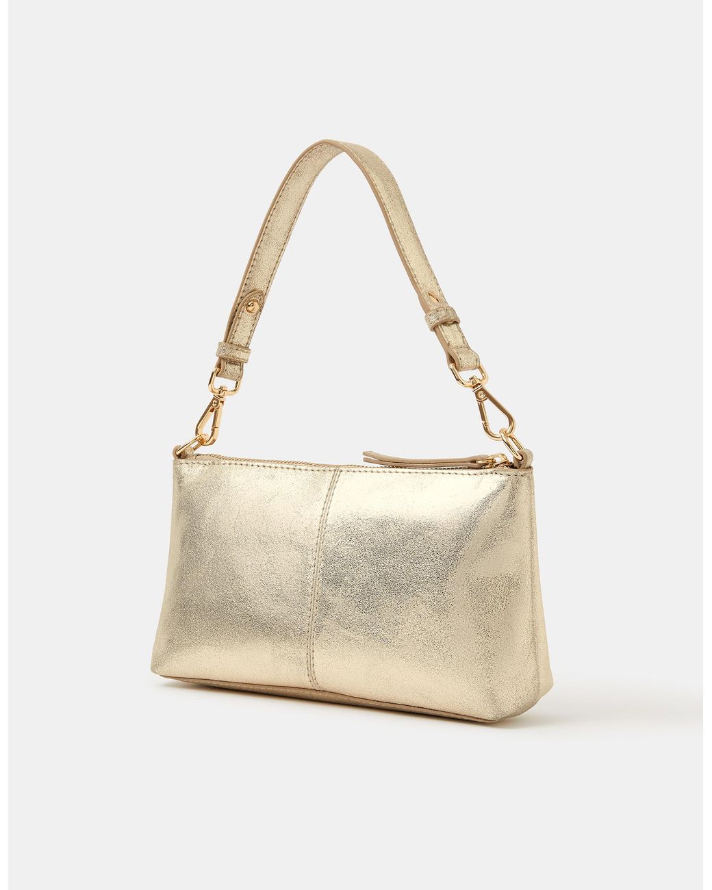 Accessorize Natural Leather Crossbody Handbag