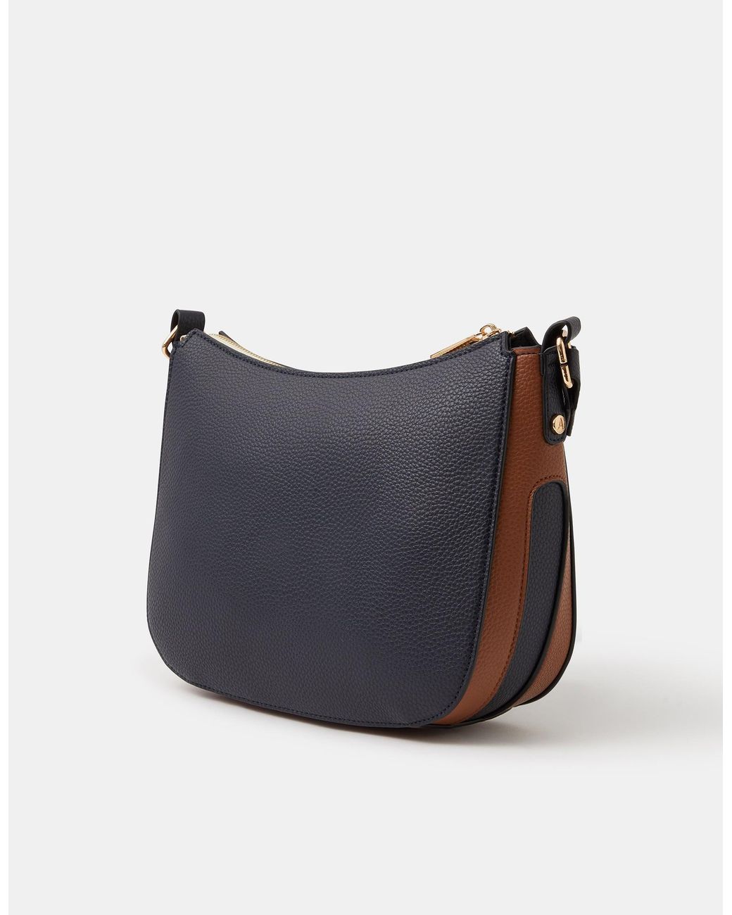 Accessorize Blue Colour Block Crossbody Bag