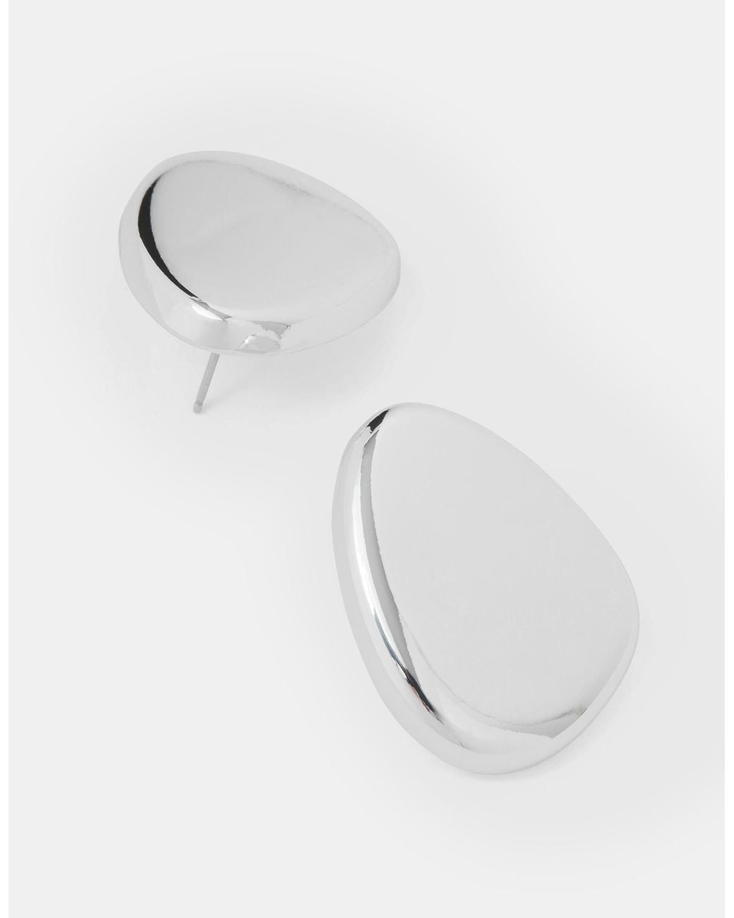 Accessorize White Sculptural Stud Earrings