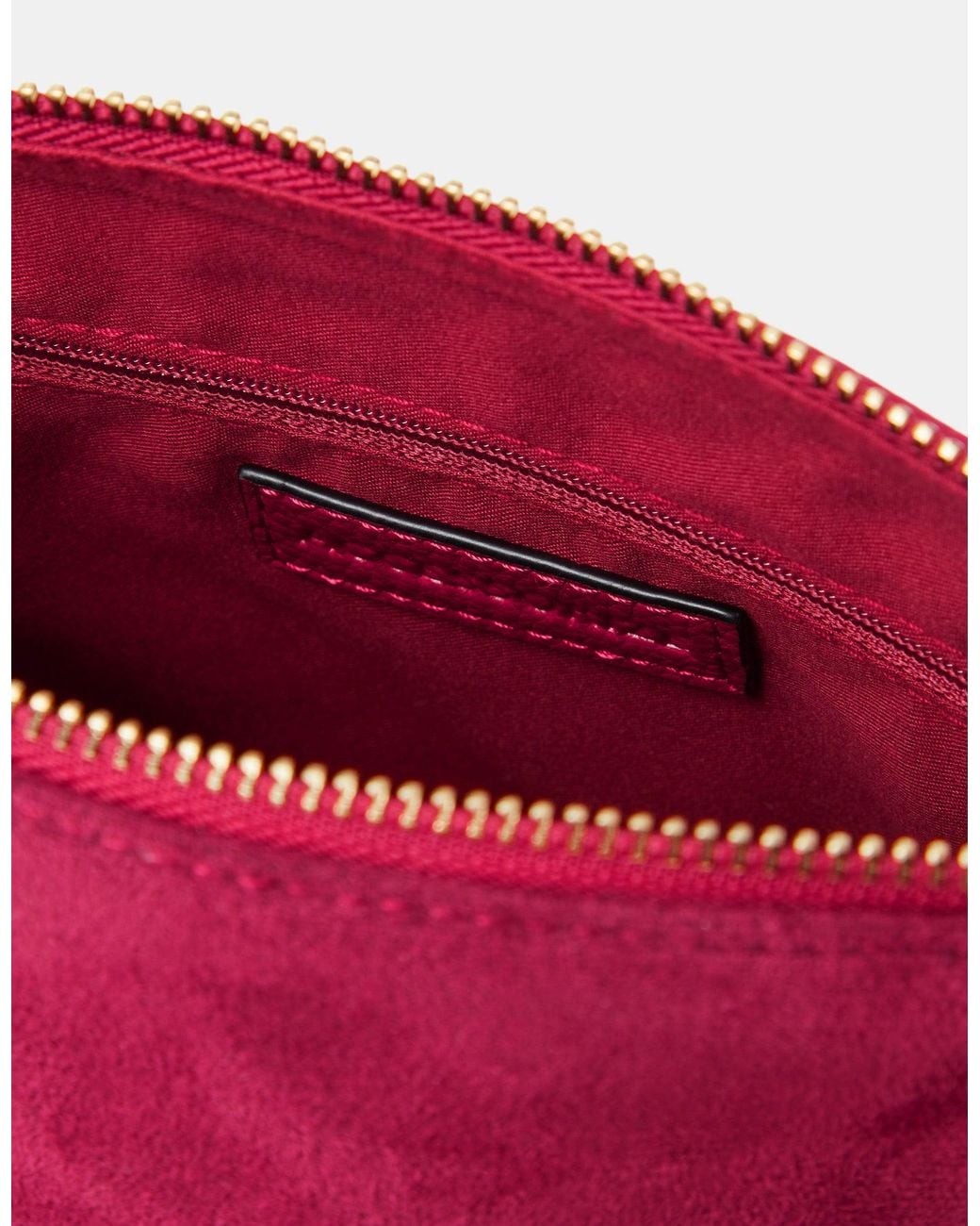 Accessorize Red Cristina Leopard Print Strap Crossbody Bag