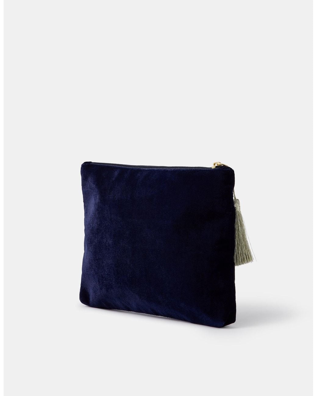 Accessorize Blue London Tea Velvet Pouch