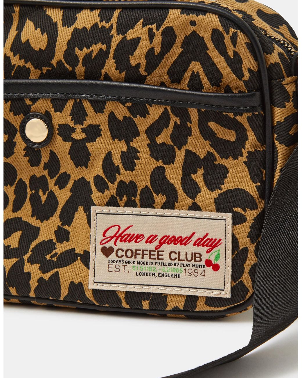 Accessorize Blue Canvas Crossbody Bag