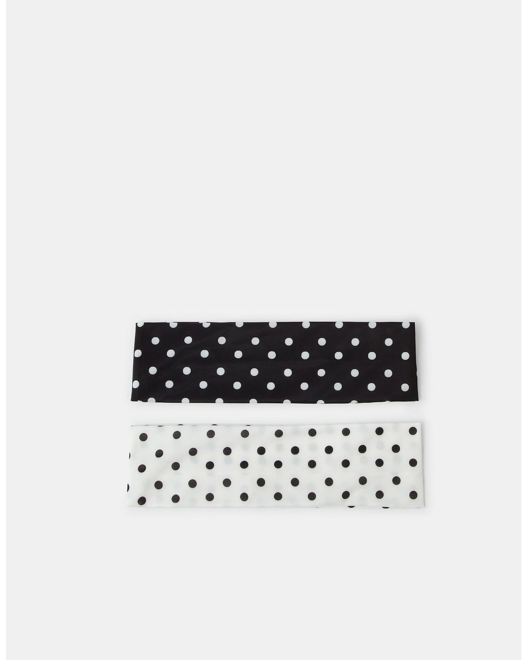 Accessorize White 2-Pack Polka Dot Bando Headbands