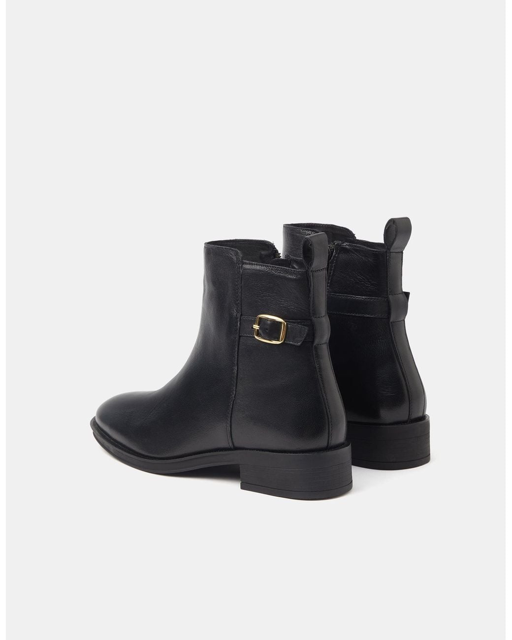 Accessorize Black Leather Chelsea Boots