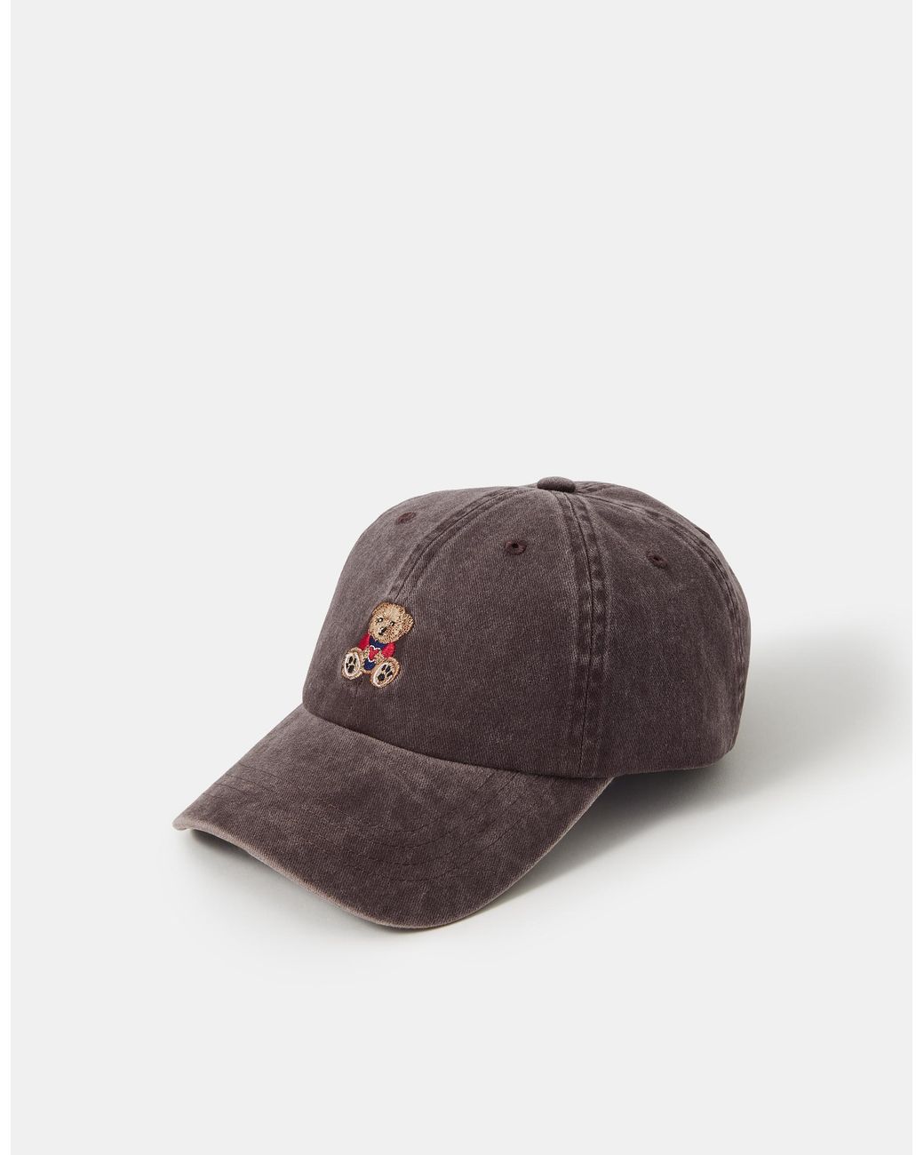Accessorize Blue Teddy Bear Denim Cap
