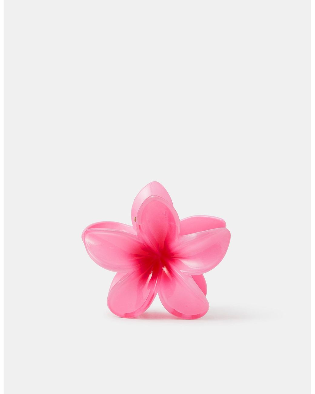 Accessorize Pink Tropical Flower Claw Clip