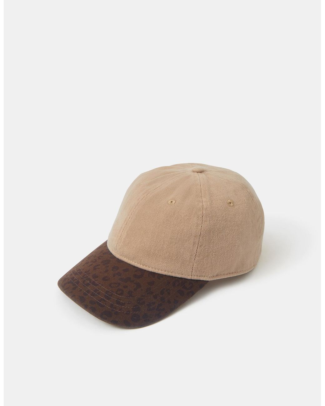 Accessorize Natural Leopard Print Baseball Cap