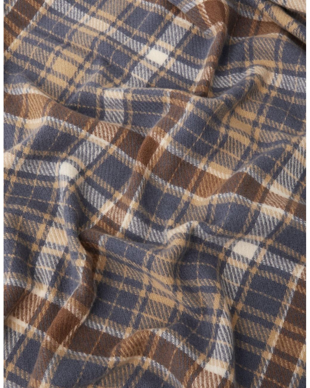 Accessorize White Check Print Blanket Scarf