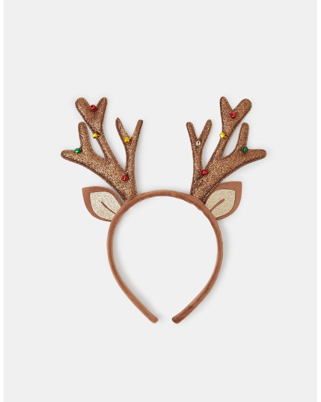 Accessorize Pink Christmas Reindeer Antlers Headband