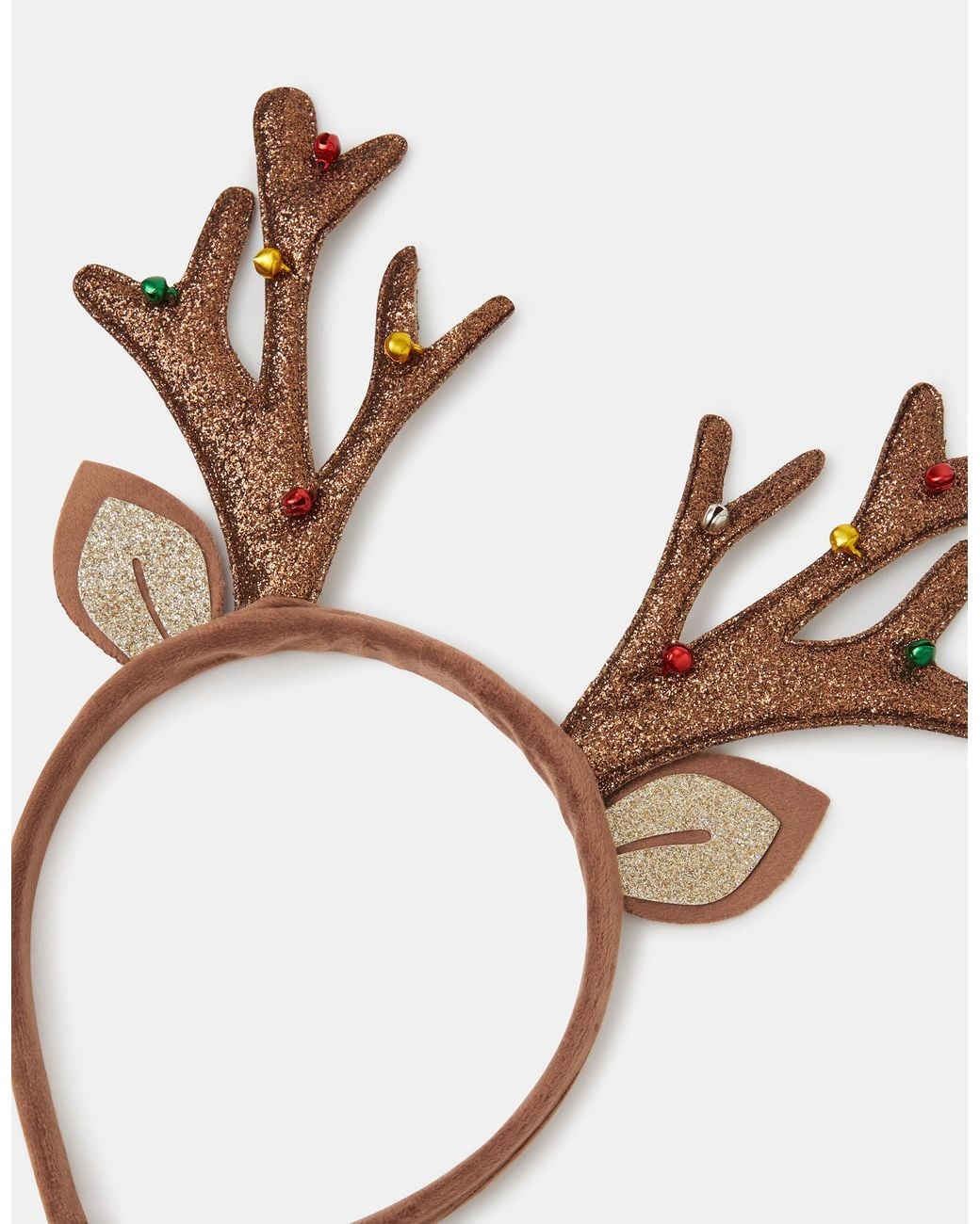 Accessorize Pink Christmas Reindeer Antlers Headband